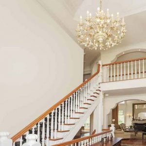 contemporary foyer lighting