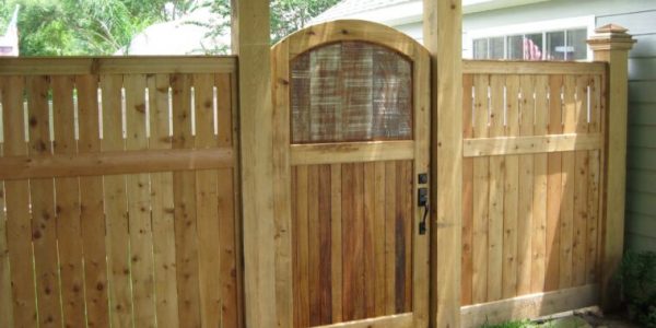 wooden garden gates